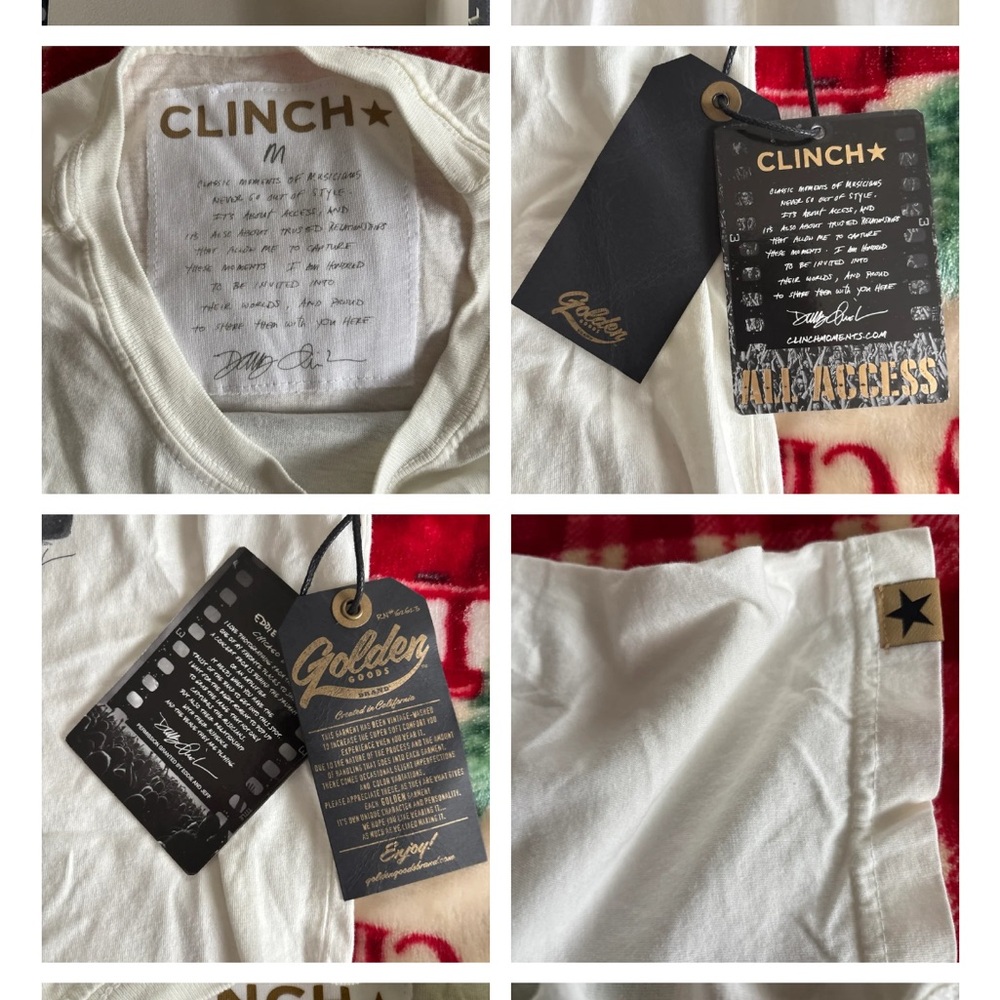 Clinch CREAM T-Shirt with Star Detail
